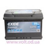 Exide 77аh R+770A