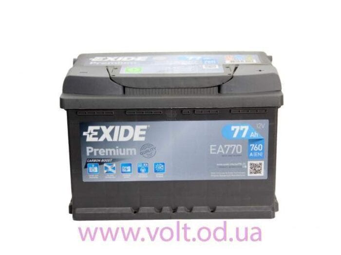 Exide 77аh R+770A