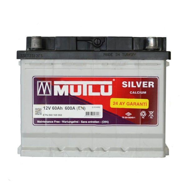 Mutlu Silver Calcium 60AH R+ 540A (низкобазовый)