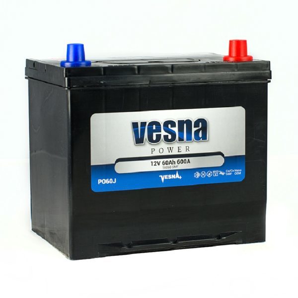Vesna Power 60 Ah 600A Asia