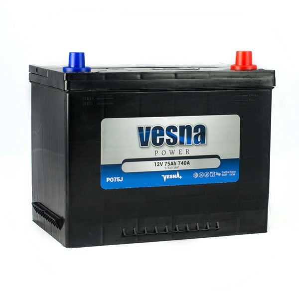 Vesna Power 75 Ah 740A Asia