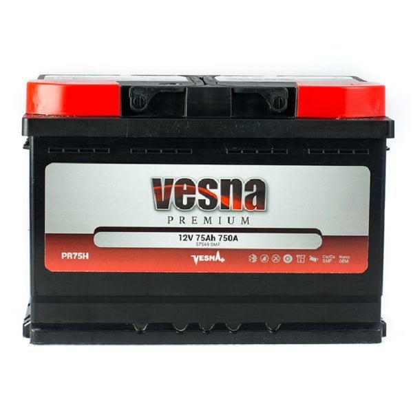 Vesna Premium 75 Ah R+ 750A