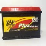 ZAP Plus 62Ah JL+ 580A