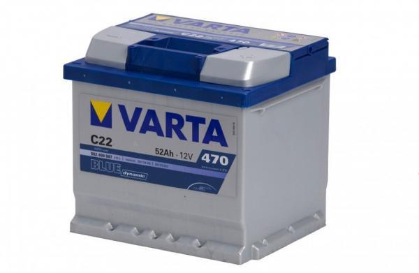 Varta Blue Dynamic 52Ah 470A