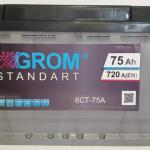 GROM STANDART 75ah R+720A