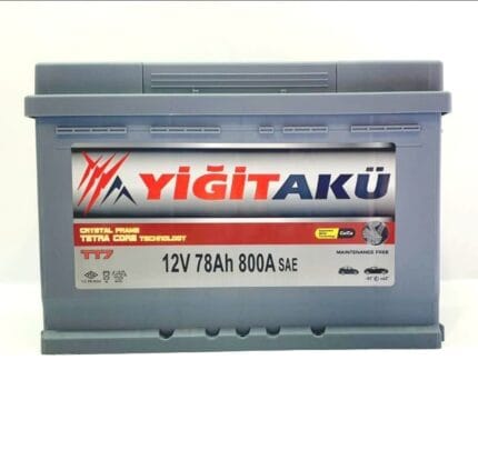 Yigit Aku premium RED T9 78AH R+ 800A