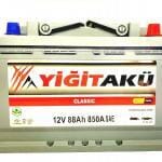 Yigit Aku Classic Asia 88Ah R+ 850A
