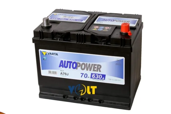 AUTOPOWER 70 А.ч L+ вид сверху