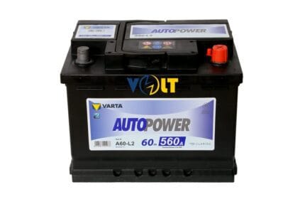 Autopower A60-LB2 60 А.ч R+ вид сверху