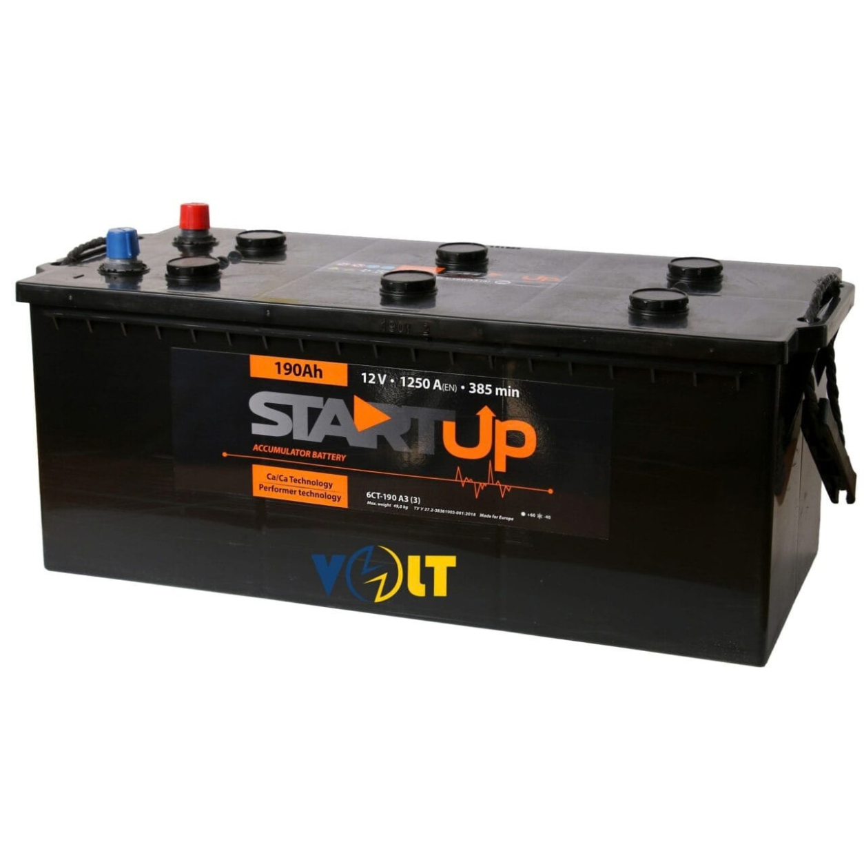 Аккумулятор Startup 190Ah 1250A Аккумулятор Startup 190Ah 1250A