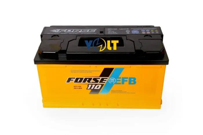 Forse EFB 6СТ- 110 Ач R+ 920A вид сверху