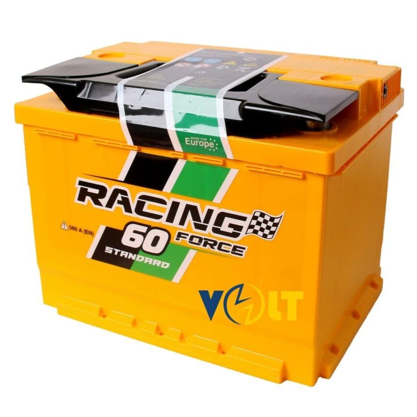 Racing Force 60 Акумулятор Racing Force 6СТ-60 R+ 580A - Зображення 1