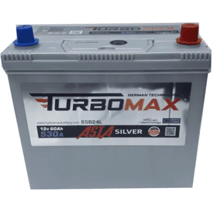 TURBOMAX SILVER ASIA 60Ah 530A 65B24L