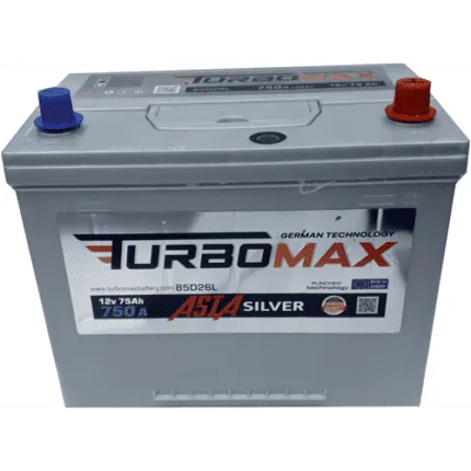 TURBOMAX SILVER ASIA 75Ah 750A 85D26L
