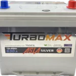 Аккумулятор TURBOMAX SILVER ASIA 65Ah 630A R 75D23L