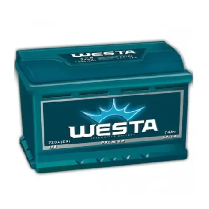 Автомобильный аккумулятор westa premium 74ah