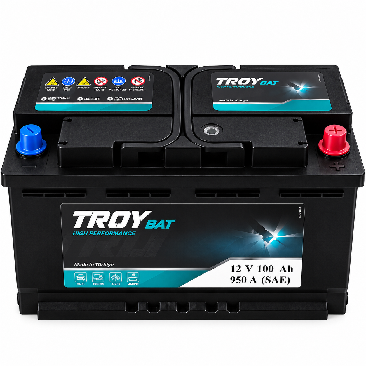 Аккумулятор Troy BAT 100 ah 950A R+ Аккумулятор Troy BAT 100 ah 950A R+