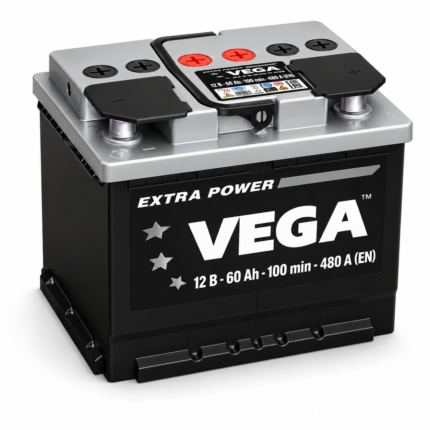 Автомобильный аккумулятор VEGA 60Ah 480A L+