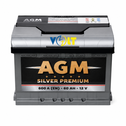 Аккумулятор AGM 60 Ah (1) 600A