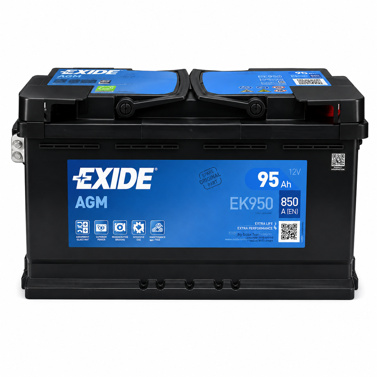 Аккумулятор EXIDE AGM 95Ah R+ 900A Аккумулятор EXIDE AGM 95Ah R+ 900A
