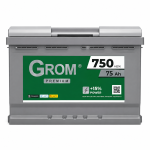 Аккумулятор GROM PREMIUM 75ah R+750A