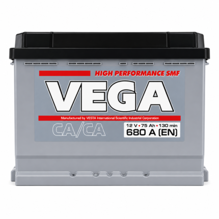 Аккумулятор Vega High Performance 75Ah L+ 680A