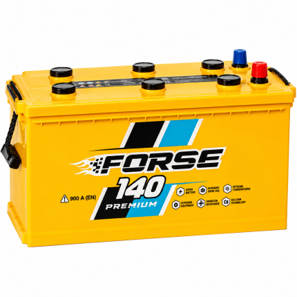 Грузовой аккумулятор Forse Premium 140A R+900AH EN