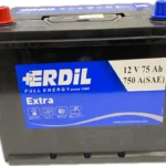 Акумулятор ERDIL 75Ah JR+750A Азия