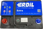 ERDIL R+ 65Ah 650A вид сверху