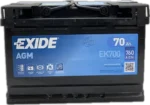 EXIDE AGM 70Ah R+ 760A