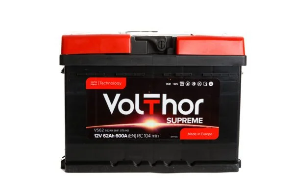 VolThor 6CT-62 АзЕ Supreme 62 Ah 600A R