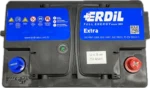 ERDIL 75Ah R+750A вид сверху