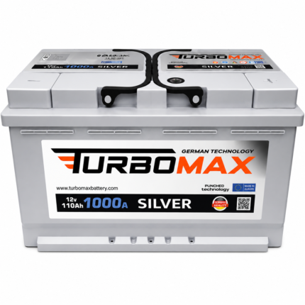 Аккумулятор TURBOMAX SILVER 110Ah 1000A R MF