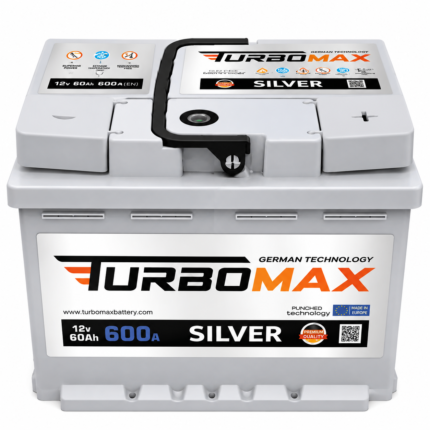 Аккумулятор TURBOMAX SILVER 60Ah 600A L MF