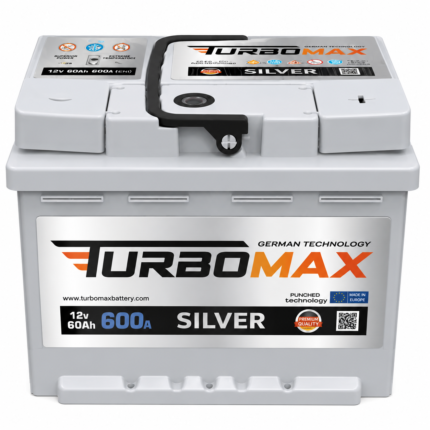 Аккумулятор TURBOMAX SILVER 60Ah 600A R MF