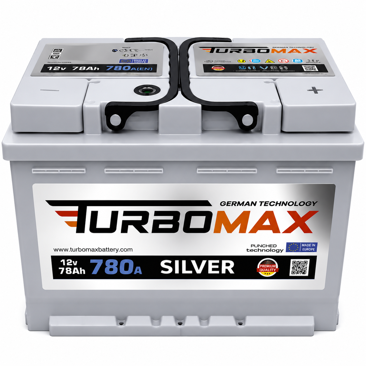 Аккумулятор TURBOMAX SILVER 78Ah 780A R MF Аккумулятор TURBOMAX SILVER 78Ah 780A R MF