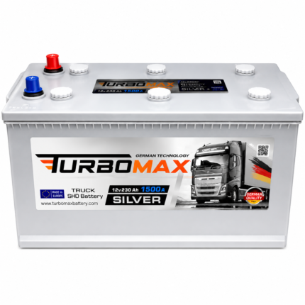 Аккумулятор TURBOMAX SILVER TRUCK 230Ah 1500A
