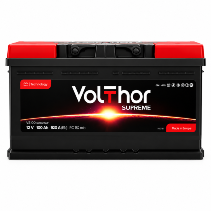 Аккумулятор VolThor 6CT-100 АзЕ Supreme 100 Ah 920A R+