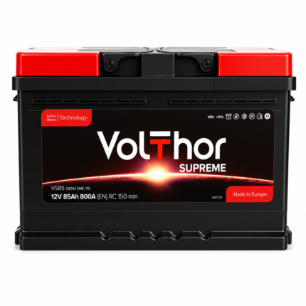 Аккумулятор VolThor 6CT-85 АзЕ Supreme 85 Ah 800A R+