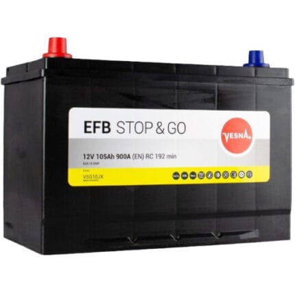 Vesna 6 CT-105-L Premium Stop&Go EFB 105 Ah R+ 900A