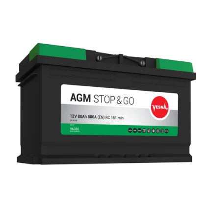 Vesna AGM 80 Ah R+ 800A