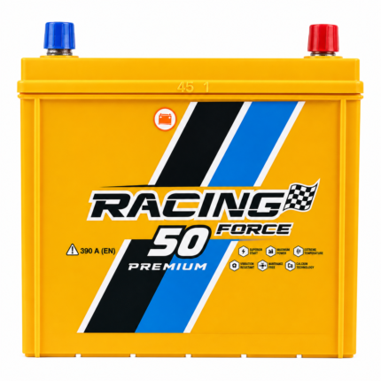 Аккумулятор RACING FORCE Premium 6CT 50Ah Asia R+ 390A