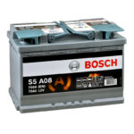 Автомобильный аккумулятор BOSCH AGM S5A 080 70Aс 760A R+