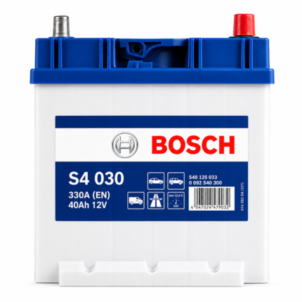 Автомобильный аккумулятор Bosch S4030 40Ah 330A (0092S40300)