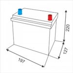 Автомобильный аккумулятор Bosch S4030 40Ah 330A размеры