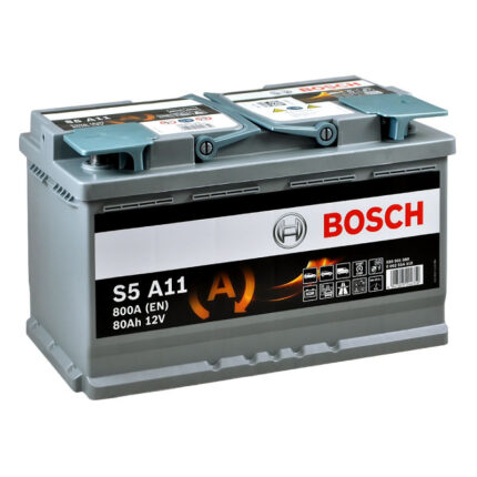 Аккумулятор BOSCH AGM S5A 110 (L4) 80Ah 800A R+
