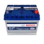 Аккумулятор BOSCH S40 260 (D26) Asia 70Ah 630A R+ вид сверху
