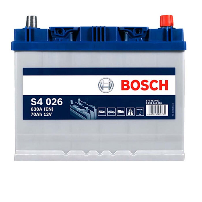 Аккумулятор BOSCH S40 260 (D26) Asia 70Ah 630A R+ н.к. — изображение 3