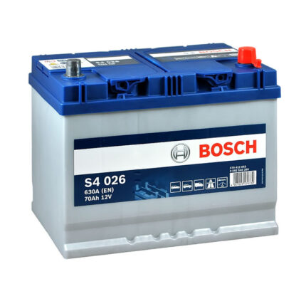 Аккумулятор BOSCH S40 260 (D26) Asia 70Ah 630A R+ н.к.