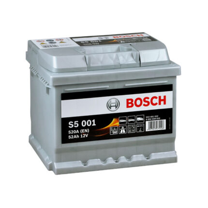 Аккумулятор BOSCH S50 010 (LB1) 52Ah 520A R+